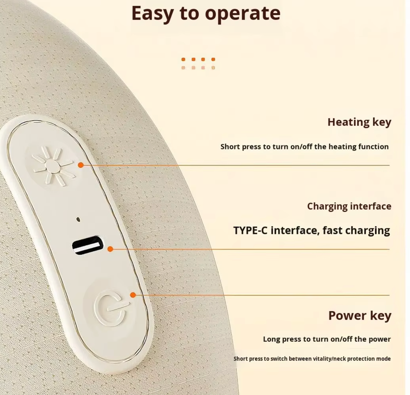 VENUS LUXE™ Luxury Neck & Shoulder Massager – Heat Therapy for Stress Relief