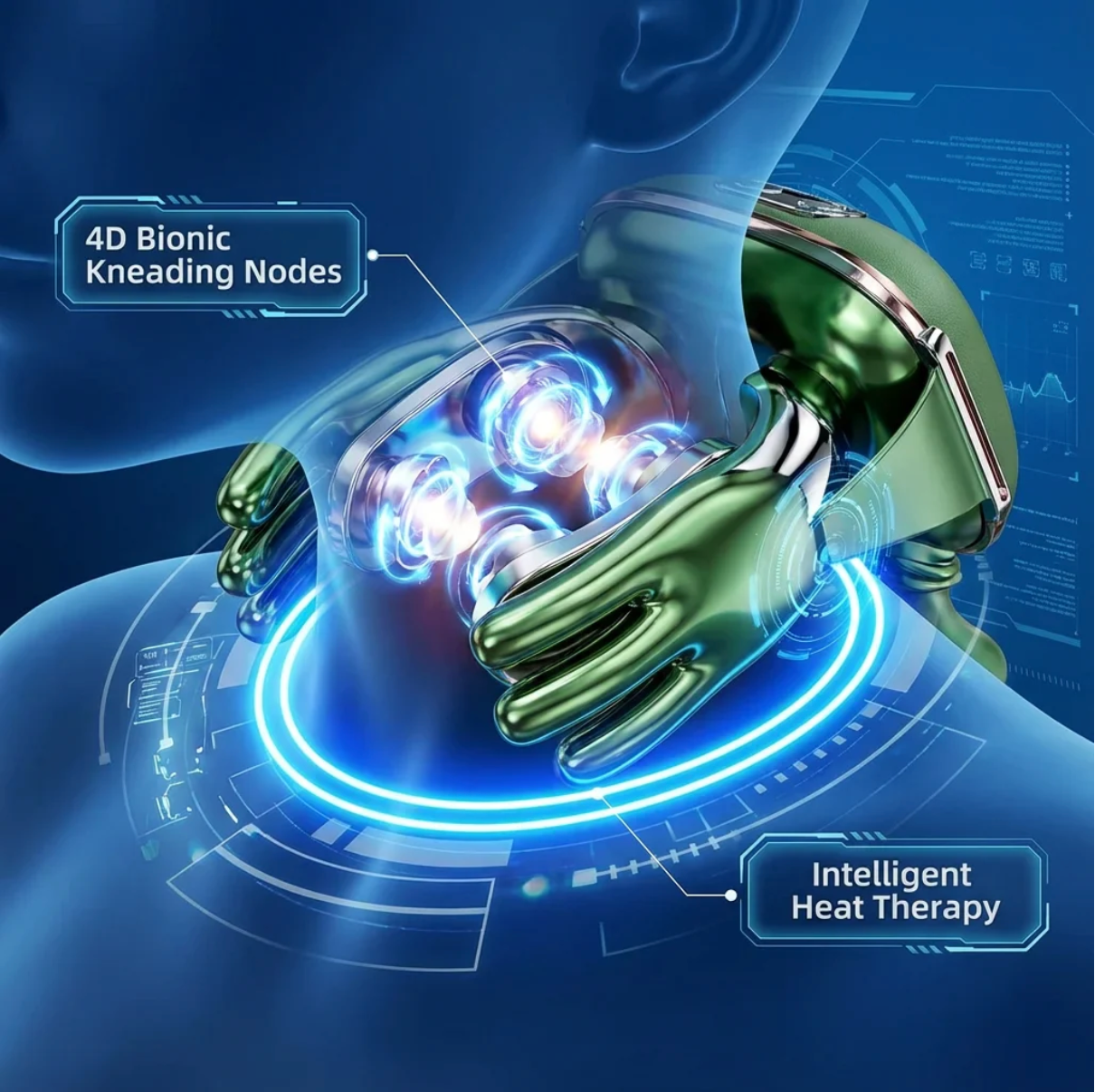 Venus DeepRelief™ Shoulder and Neck Massager Bionic Kneading Technology