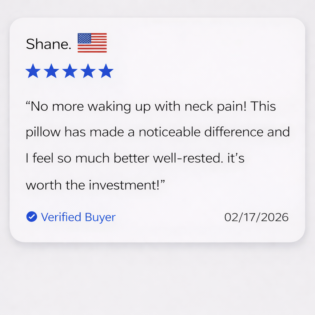 Venus Cooling Cervical Neck Support Pillow