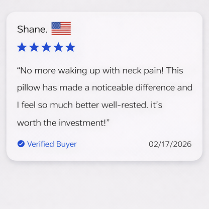 Venus Cooling Cervical Neck Support Pillow