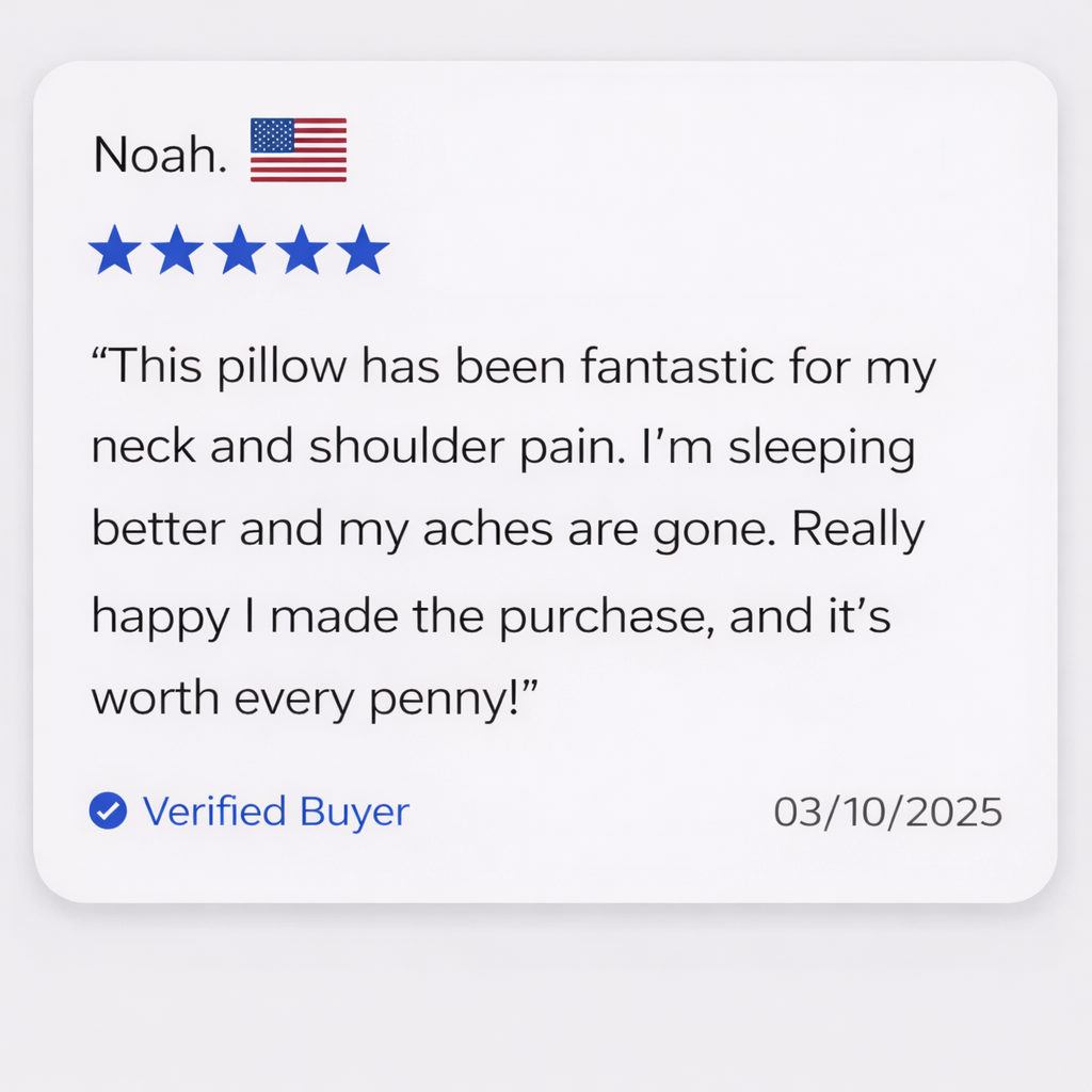 Venus Cooling Cervical Neck Support Pillow