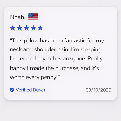 Venus Cooling Cervical Neck Support Pillow