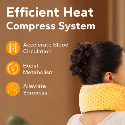 VENUS™  |  Luxury Neck & Shoulder Massager - Heat Therapy for Stress Relief