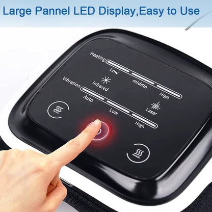 Heated Knee Massager with Vibration and Red Light Therapy