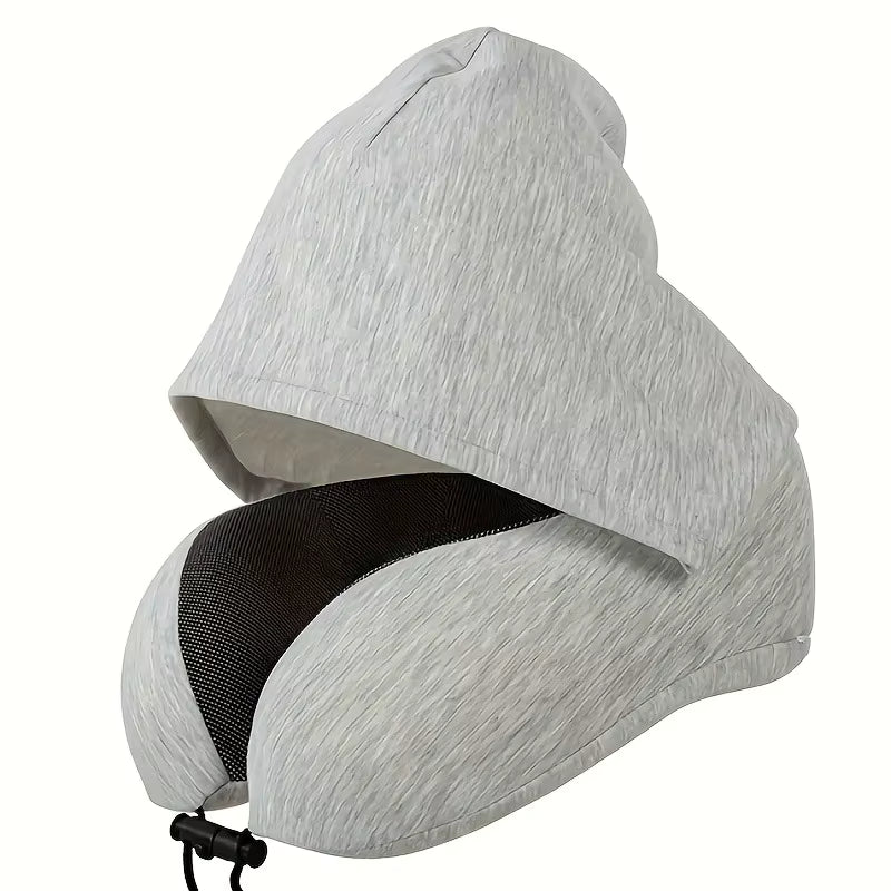 Premium Hooded Comfort Pillow For Travel