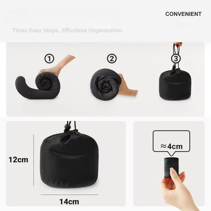 Premium Hooded Comfort Pillow For Travel