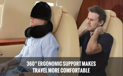 Premium Hooded Comfort Pillow For Travel