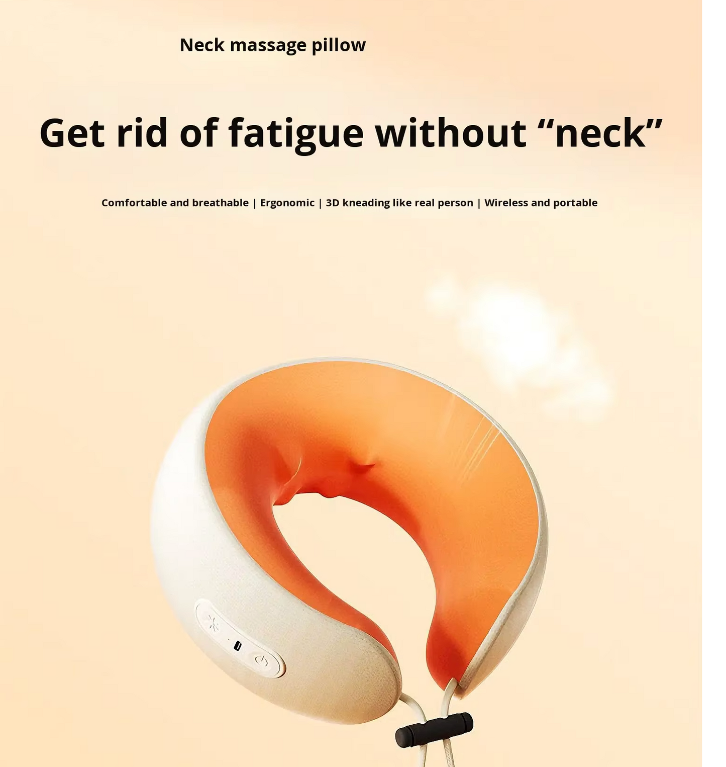 VENUS LUXE™ Luxury Neck & Shoulder Massager – Heat Therapy for Stress Relief