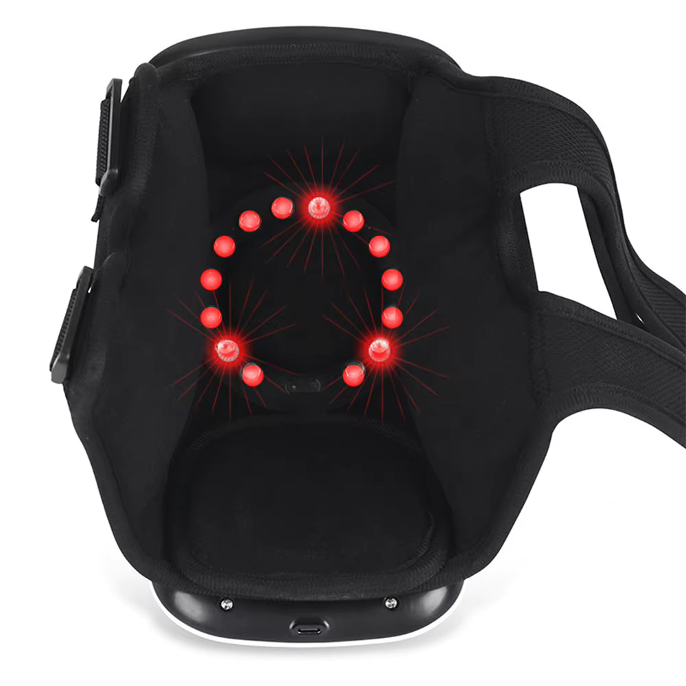Heated Knee Massager with Vibration and Red Light Therapy