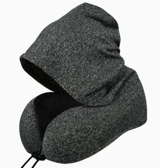 Premium Hooded Comfort Pillow For Travel