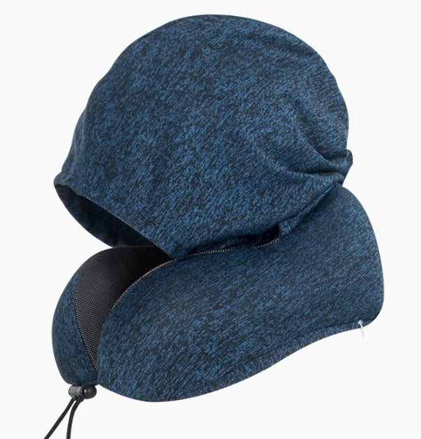 Premium Hooded Comfort Pillow For Travel