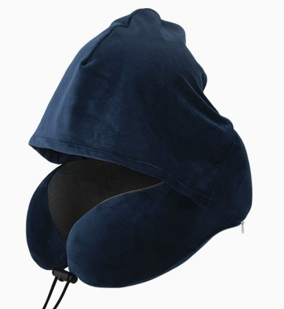 Premium Hooded Comfort Pillow For Travel