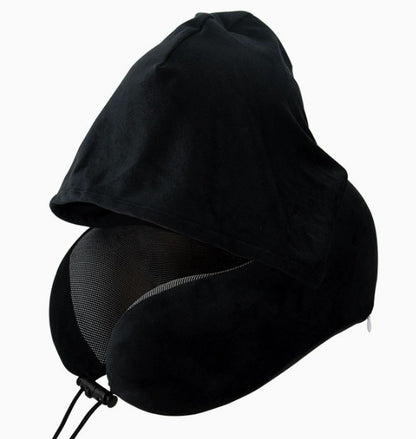 Premium Hooded Comfort Pillow For Travel